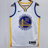 2023/24 Warriors CURRY #30 White  NBA Jerseys