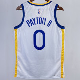 2023/24 Warriors PAYTON II #0 White  NBA Jerseys
