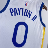 2023/24 Warriors PAYTON II #0 White  NBA Jerseys