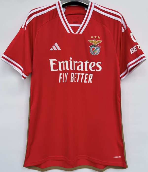 2023/24 Benfica 1:1 Quality Home Red Fans Soccer Jersey