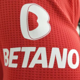 2023/24 Benfica Home Red Player Version Soccer Jersey