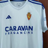 2023/24 Zaragoza Home White Fans Soccer Jersey