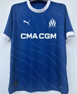 2023/24 MS 1:1 Quality Away Blue Fans Soccer Jersey