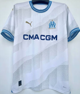 2023/24 MS 1:1 Quality Home White Fans Soccer Jersey
