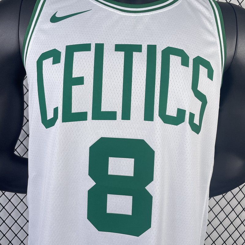 2023/24 Celtics BROWN #7 White Retro NBA Jerseys 热压