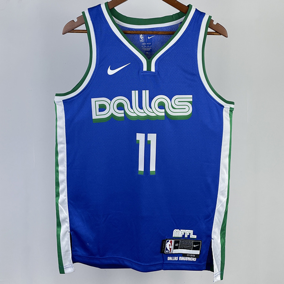 2023/24 Mavericks IRVING #11 Blue City Edition NBA Jerseys