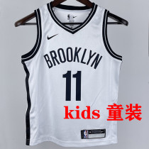 Nets IRVING #11 White Kids NBA Jersey 热压