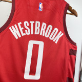 Rockets  WESTBROK #0 Red Reward Edition NBA Jerseys