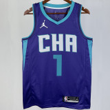 Hornets  BALL #1   NBA Jerseys