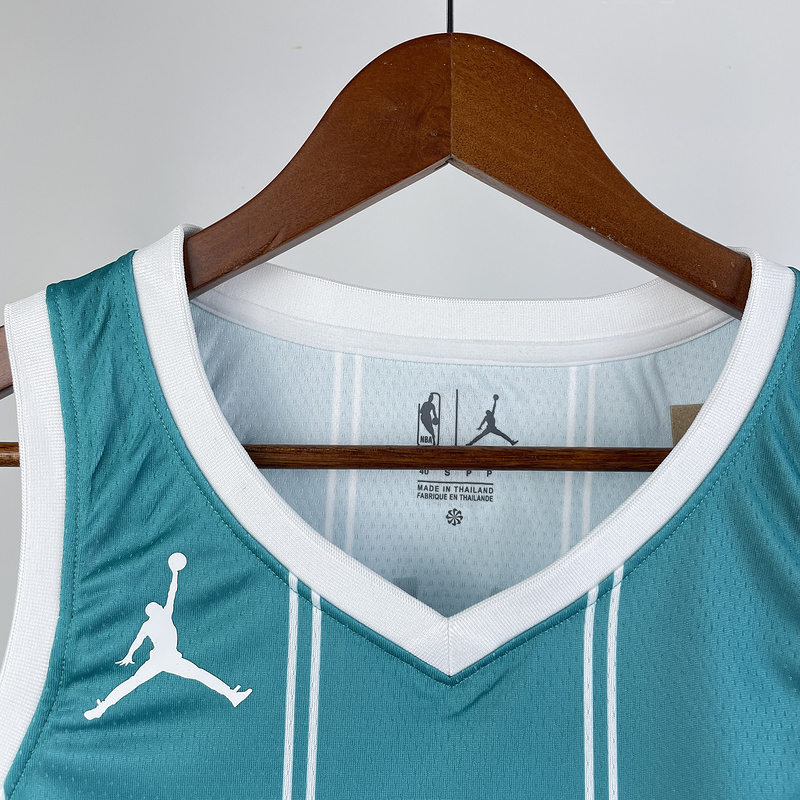 2023/24 Hornets BALL #2 Green NBA Jerseys