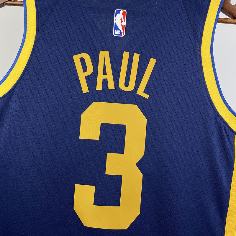 2023/24 Lakers PAUL #3 Blue NBA Jerseys 热压