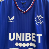 2023/24 Glasgow Rangers Home Blue  Fans Jersey