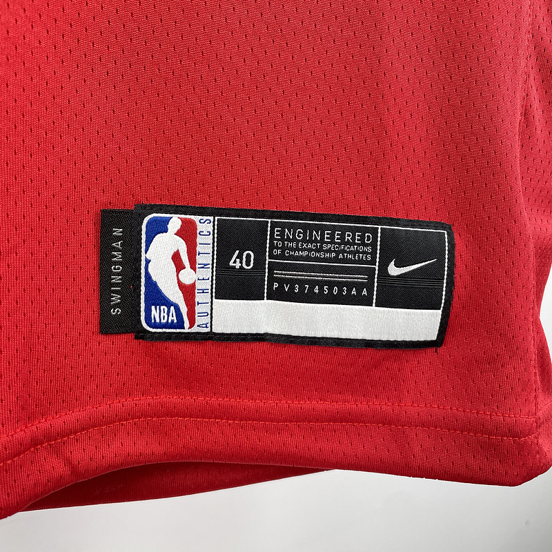 2023/24 76ers HARDEN #1 Red NBA Jerseys 热压