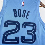 Grizzlies ROSE #23 Blue  NBA Jerseys