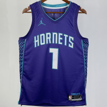 2023/24 Hornets  BALL #1  NBA Jerseys