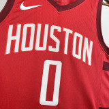 Rockets  WESTBROK #0 Red Reward Edition NBA Jerseys