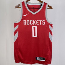 Rockets  WESTBROK #0 Red NBA Jerseys