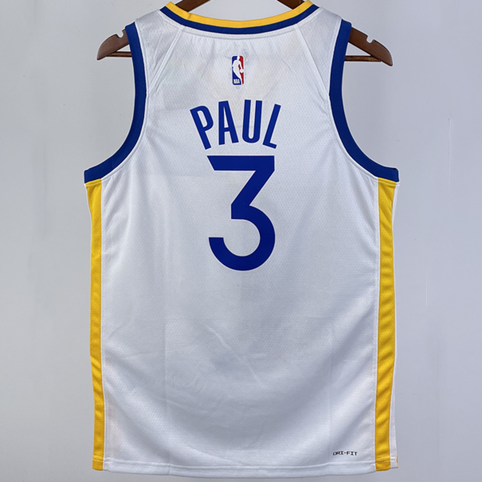 2023/24 Lakers PAUL #3 Blue NBA Jerseys 热压