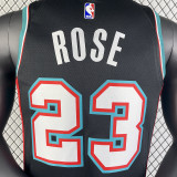 Grizzlies ROSE #23 Black Retro NBA Jerseys