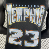 2023/24 Grizzlies ROSE #23 Black City Edition NBA Jerseys