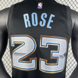 2023/24 Grizzlies ROSE #23 Black City Edition NBA Jerseys