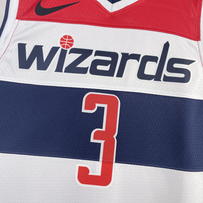 20230/24 Wizards BEAL #3 White Home NBA Jerseys