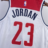2023/24 Wizards JORDAN #23 White Home NBA Jerseys