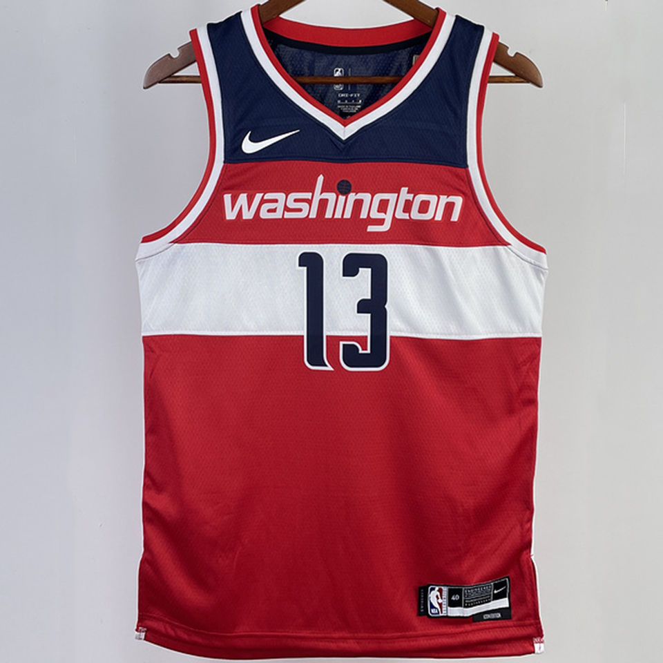 2023/24 Wizards POOLE #13 Red City Edition NBA Jerseys