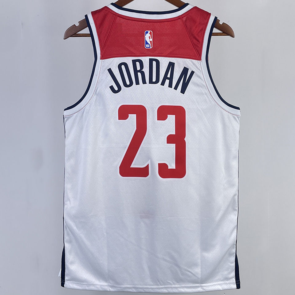 Nike Authentic #23 Jordan Wizards Home Jersey