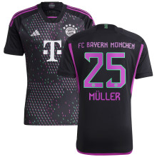 Müller #25 BFC 1:1 Quality Away Fans Jersey 2023/24 ★★