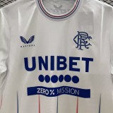 2023/24 Glasgow Rangers Away White Fans Jersey