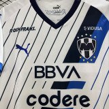 2023/24 Monterrey Away White Fans Soccer Jersey