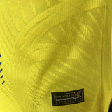 2023/24 Al Nassr Home Yellow Player Version Soccer Jersey