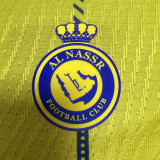 2023/24 Al Nassr Home Yellow Player Version Soccer Jersey