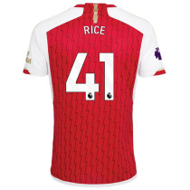 RICE #41 ARS 1:1 Quality Home Fans Jersey 2023/24 (League Font) ★★