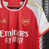 RICE #41 ARS 1:1 Quality Home Fans Jersey 2023/24  (UCL Font) ★★
