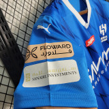 NEYMAR JR #10 Al Hilal SFC Home Blue Fans  Jersey 2023/24 利雅得新月 ★★