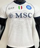 2023/24 Napoli Away White Player Version Jersey 带胸前金章