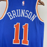 2023/24 NY Knicks BRUNSON #11 Blue NBA Jerseys