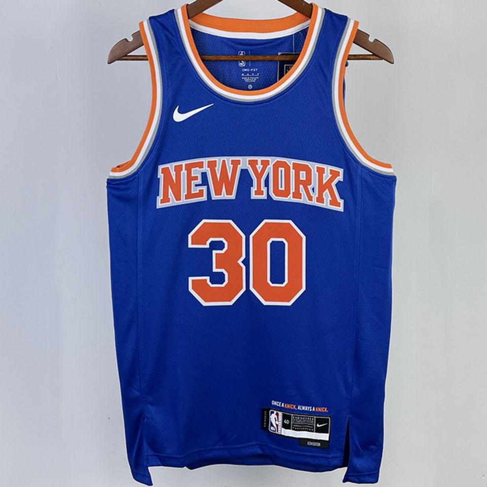 1991/92 NY Knicks BAPE×M&N #33 Blue NBA Jerseys