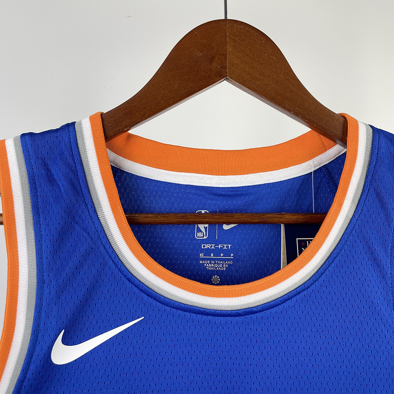 2023/24 NY Knicks ANTHONY #7 Blue NBA Jerseys