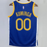 2023/24 Warriors KUMINGA #00 Blue  NBA Jerseys
