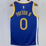 2023/24 Warriors PAYTON II #0 Blue  NBA Jerseys