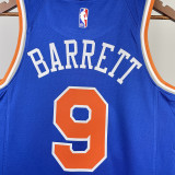 2023/24 NY Knicks BARRETT #9 Blue NBA Jerseys