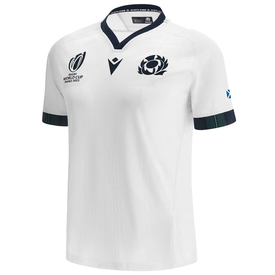 2023 Scotland RUGBY WORLD CUP Away Black Rugby Jersey