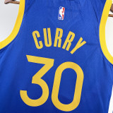 2023/24 Warriors CURRY #30 Blue  NBA Jerseys