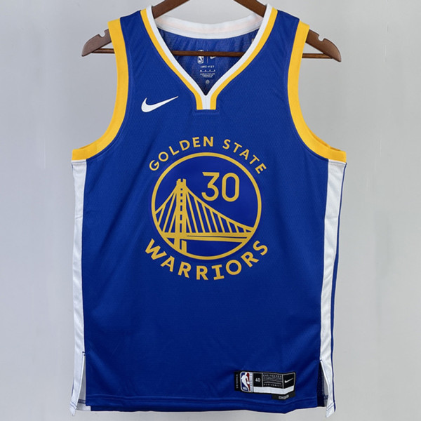 2023/24 Warriors CURRY #30 Blue  NBA Jerseys