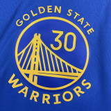 2023/24 Warriors CURRY #30 Blue  NBA Jerseys