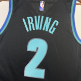 2023/24 Mavericks IRVING #2 Black  NBA Jerseys