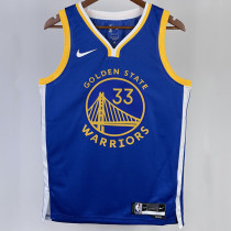 2023/24 Warriors WISEMAN #33 Blue  NBA Jerseys